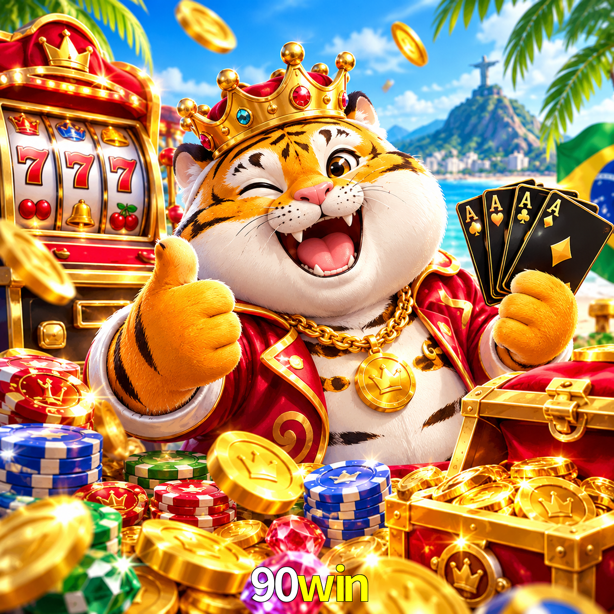 Imagem promocional da 90win mostrando a plataforma e suas vantagens